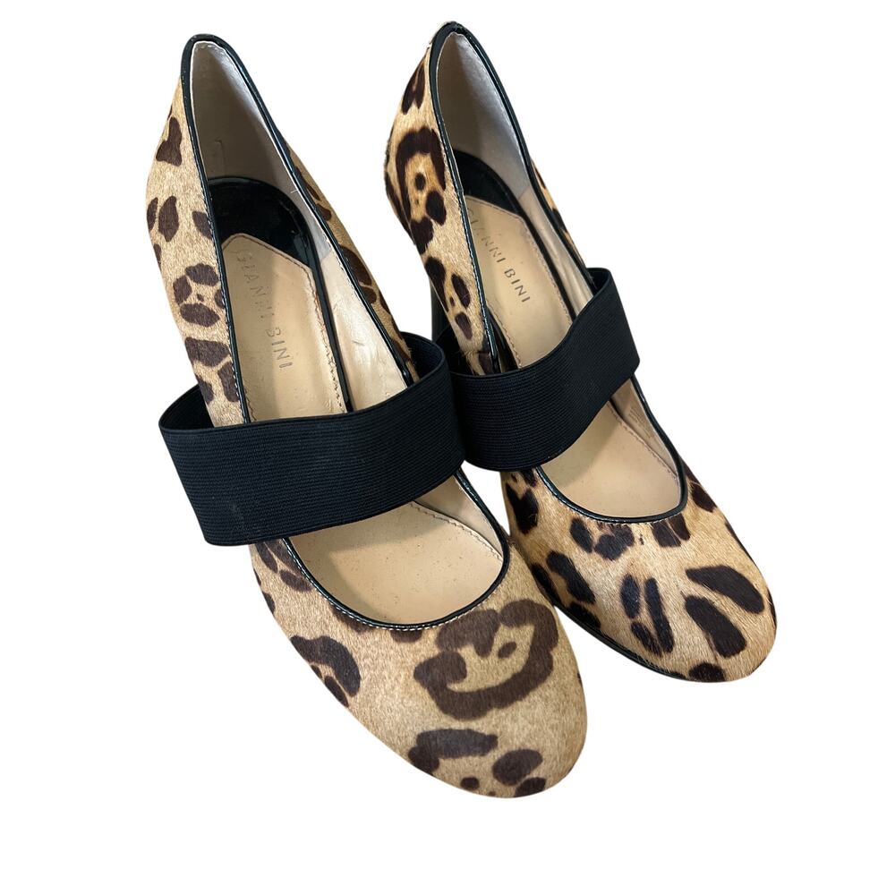 Gianni Bini Cheetah Print High Heels Platforms Size 9.5